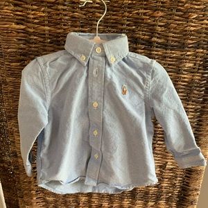 Ralph Lauren Button down (9 months. BRAND NEW)